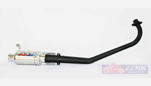 YYPANG Lagenda Hi Temp Black Straight Pipe 130cc