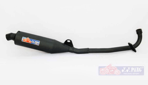 YYPANG Honda Wave 110 Black Cobra Pipe